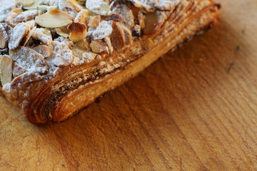 Almond chocolate croissant