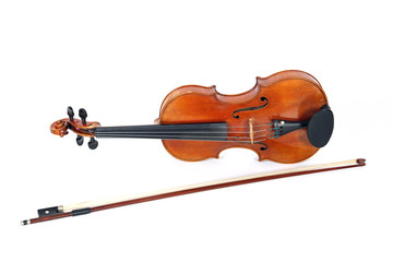 Violine mit Bogen