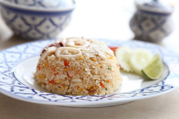 Thai Fried Rice with Seafood