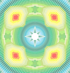 Round colorful seamless.