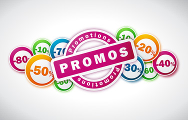 Promotions - Illustration vectorielle