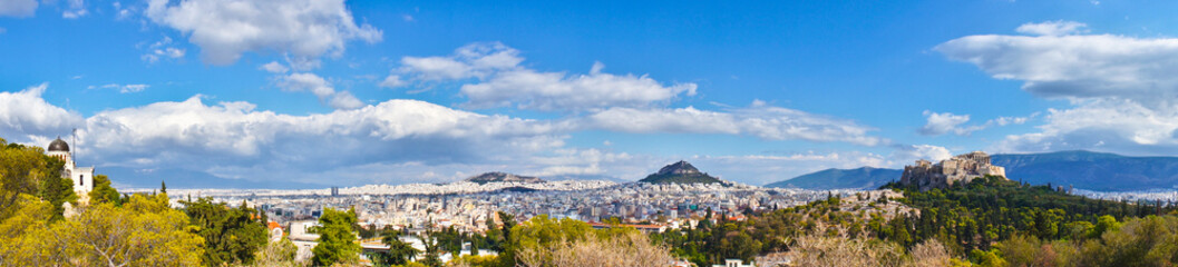 Fototapeta na wymiar Piękny widok na Ateny, Grecja