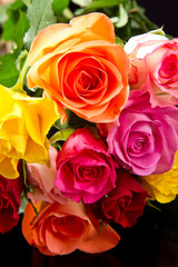 bouquet rose © Lsantilli