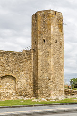 Fototapeta na wymiar A view of the roman circus tower, Tarragona, Spain.