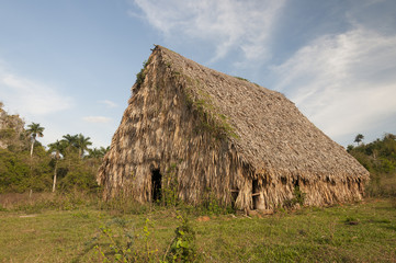 Fototapeta na wymiar Secadero - house for drying the tobacco