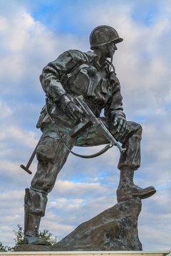 Iron Mike Statue In Normandy, France