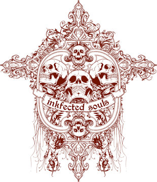 Naklejki Inkfected souls