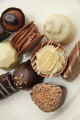 Decorated chocolates