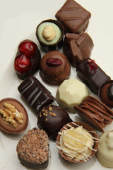 Decorated chocolates