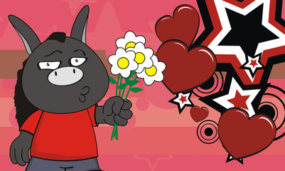 donkey kid cartoon background4