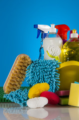 Vivid colors in washing concept