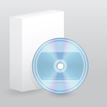 Color blank disc with blank box