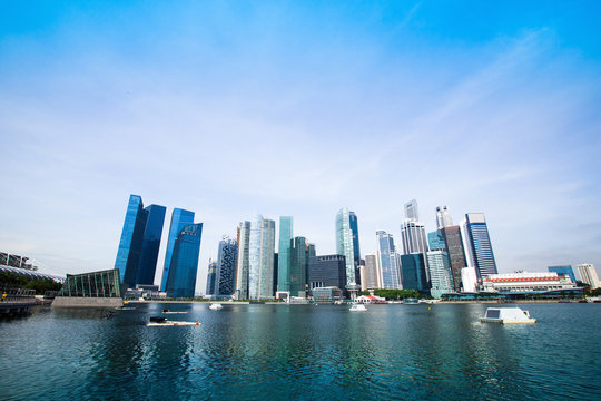 Panorama of Singapore City