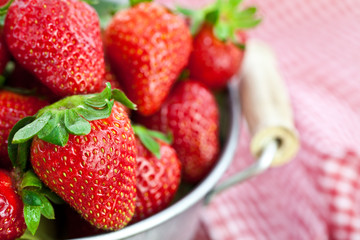 Fresh ripe strawberries