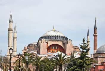 Fototapeta na wymiar Hagia Sophia, Istanbul