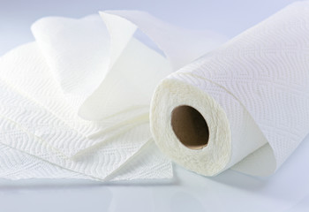 White paper towel