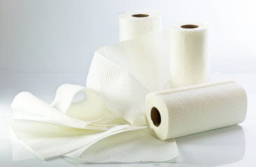 White paper towel