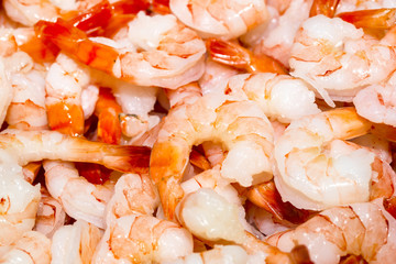 Приготовленные креветки