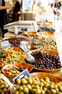 Olive al mercato