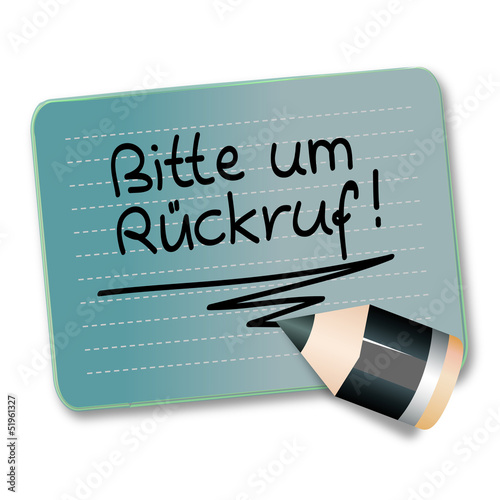 "Bitte um Rückruf" Stockfotos und lizenzfreie Vektoren auf Bild 51961327