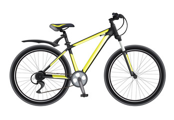 Black And Yellow Bike