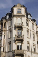 Fototapeta na wymiar Jugendstilgebäude in Frankfurt am Main, Deutschland