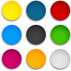 Round colorful icons.