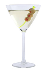 Martini Bianco mit Oliven