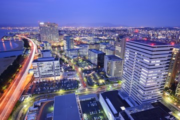 Fototapeta na wymiar Fukuoka Miasta
