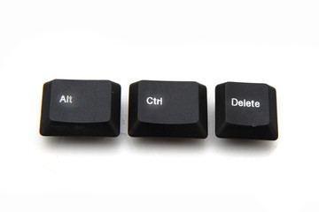 keyboard keys - ctrl, alt, del