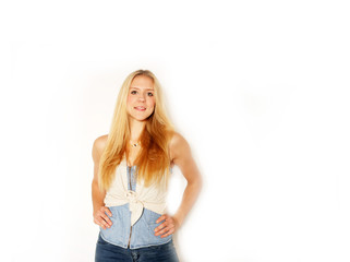 attraktive junge Frau