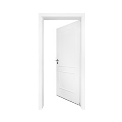 Weiße Tür