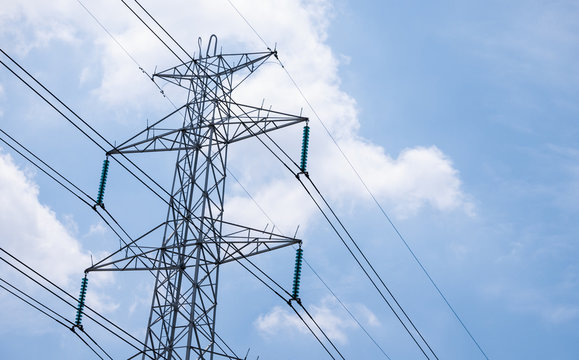 High voltage powerlines