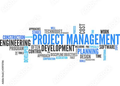Download "Project Management (tag cloud)" Stock image and royalty ...