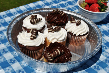 Gourmet Picnic Cupcakes