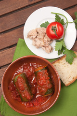 Zucchine ripiene di tonno