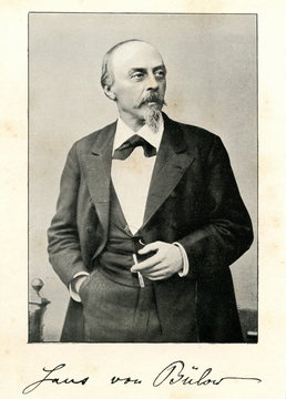 German conductor and composer Hans Guido von B&uuml;low