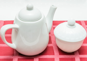 porcelain teapot