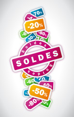 Soldes - Illustration vectorielle