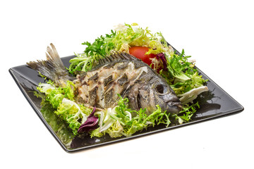 Grilled Tilapia with salad