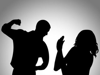 Ilustra&ccedil;&atilde;o sobre a viol&ecirc;ncia dom&eacute;stica - viol&ecirc;ncia contra as mulheres