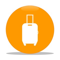 Valise de voyage dans une boule