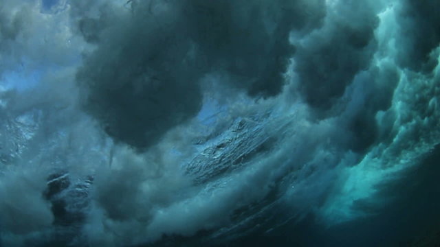 Underneath Crashing Wave