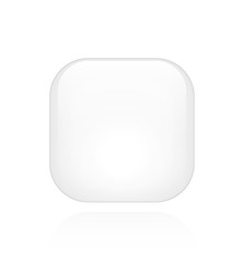 White Glossy Button