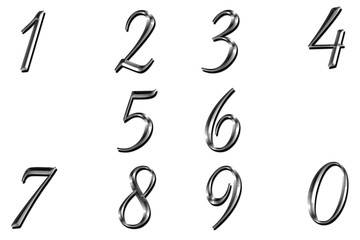 Numeri argentati