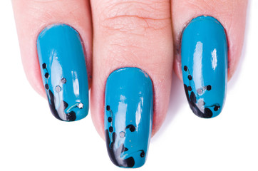 Fashion concept with nail art