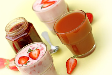 Products of strawberry