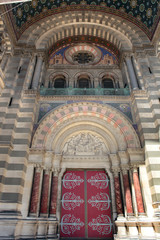 Grand entrance to a church