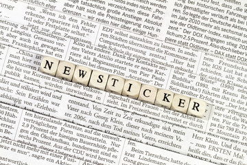 Fototapeta premium Newsticker