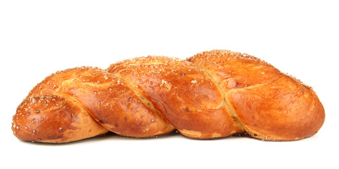Tasty bun, isolated on white